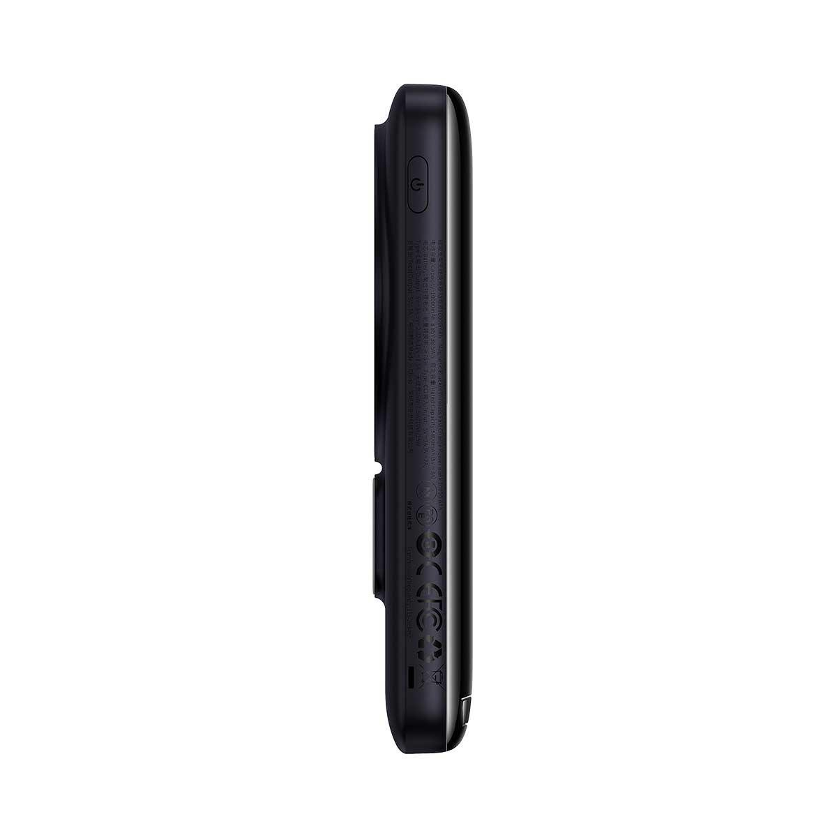 Повербанк BASEUS Magnetic Bracket Wireless Fast Charge 20W 10000 mAh Black (PPCX000003) - фото 5