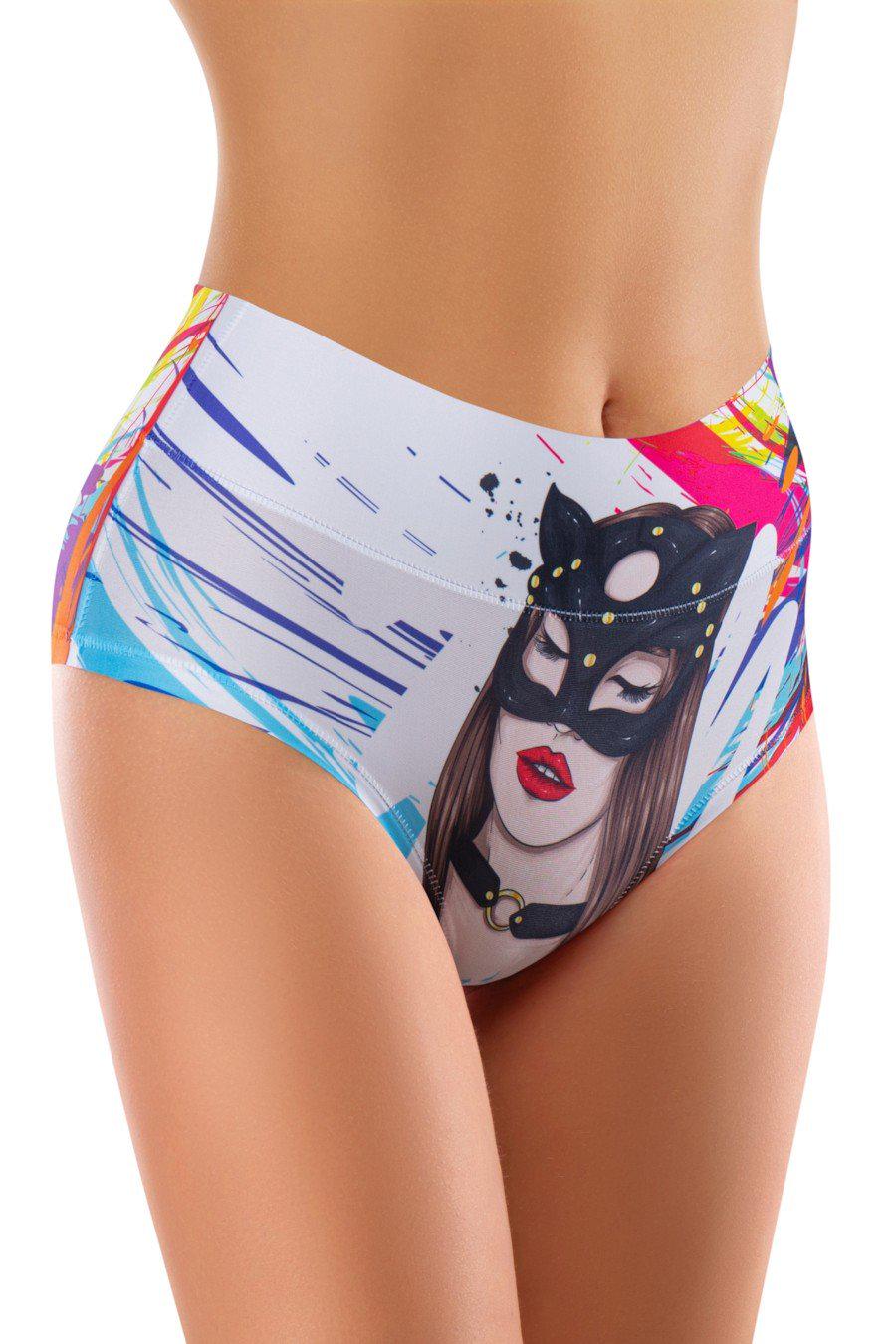 Трусики женские Mememe с ярким принтом M Разноцветный (83413-59372-81)