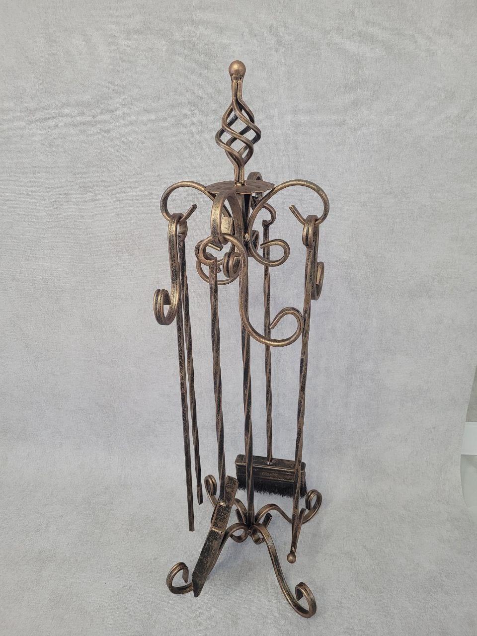 Набір камінний кований Бронзовий (2525686291) - фото 3 Набір камінний кований Бронзовий (2525686291) - фото 3