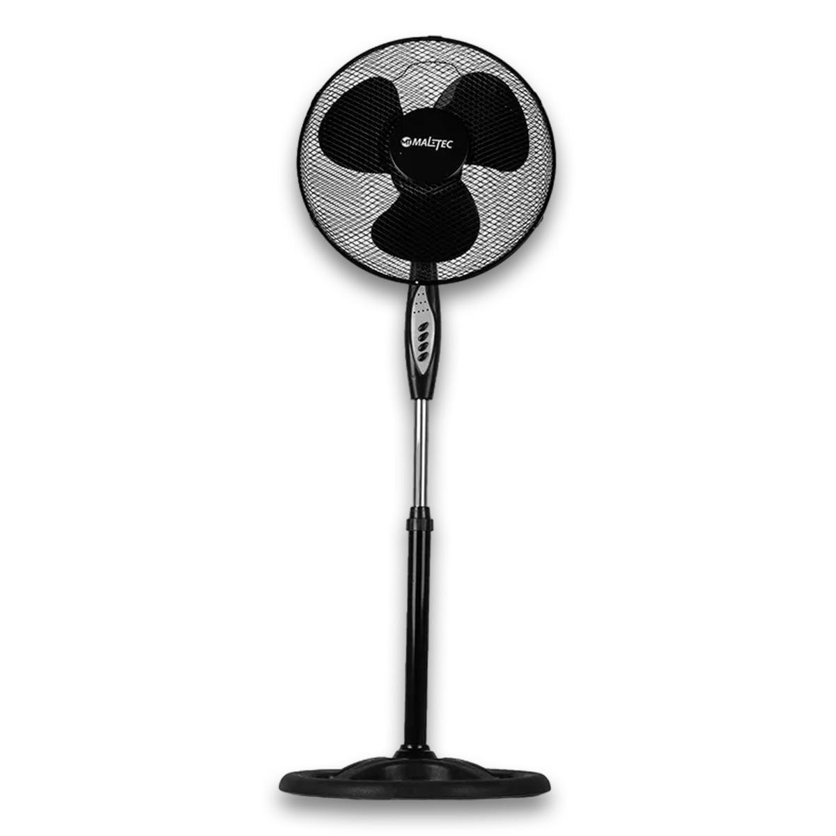 Вентилятор напольный MalTec HD STORM 2500 Oscillation 45 Вт пульт Черный