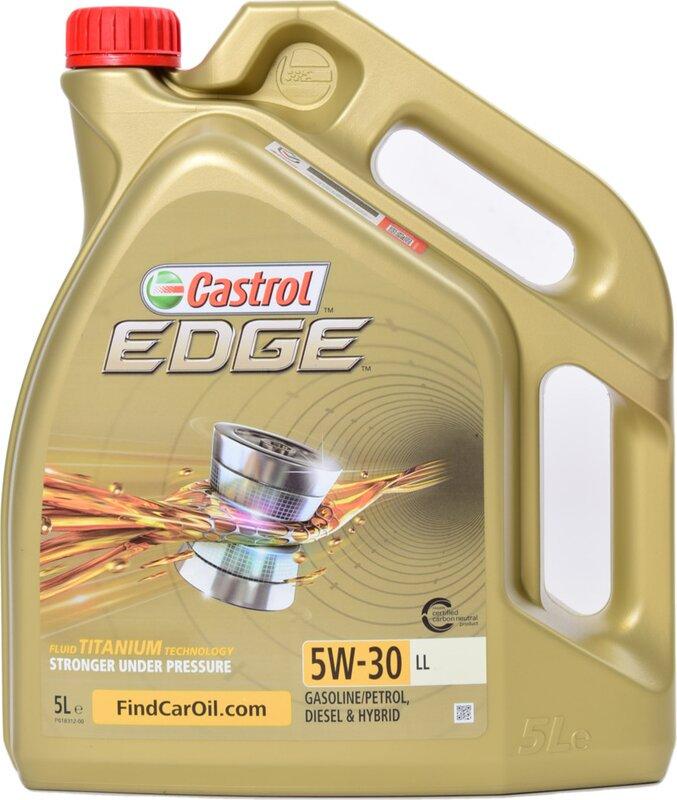 Олива моторна Castrol EDGE TITANIuM 5w-30LL 5 л (00106)