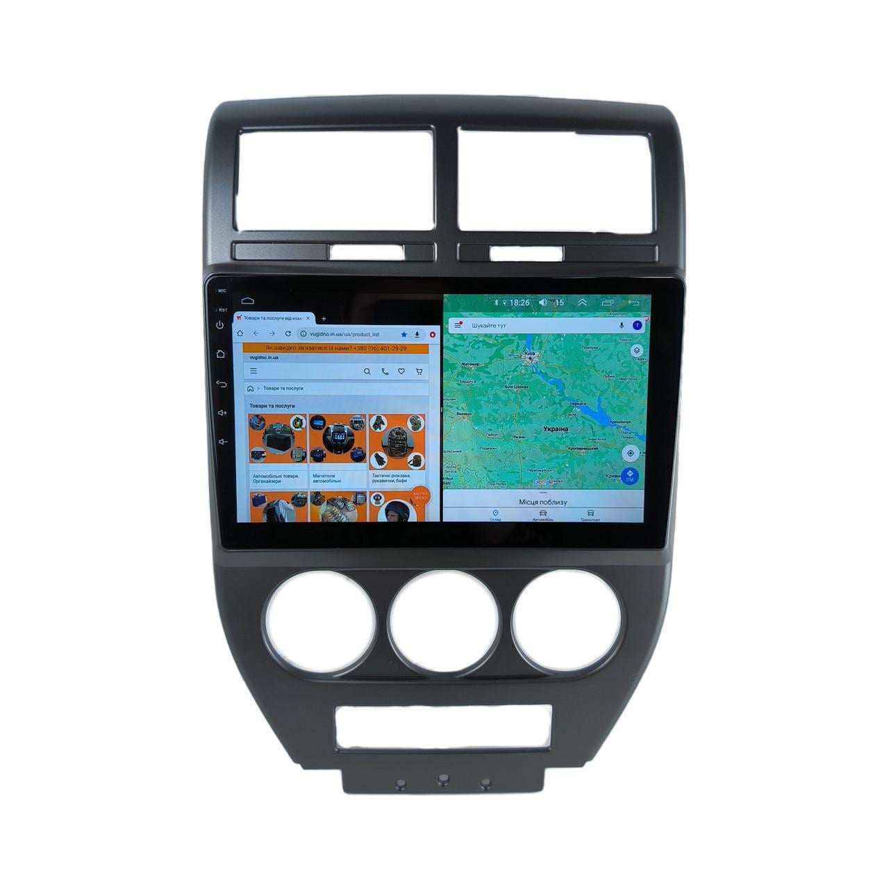 Автомагнитола для Jeep Compass 2006-2010 на Android 12+/CarPlay/8 core/XyAuto (М-ДЖст-10-М3)