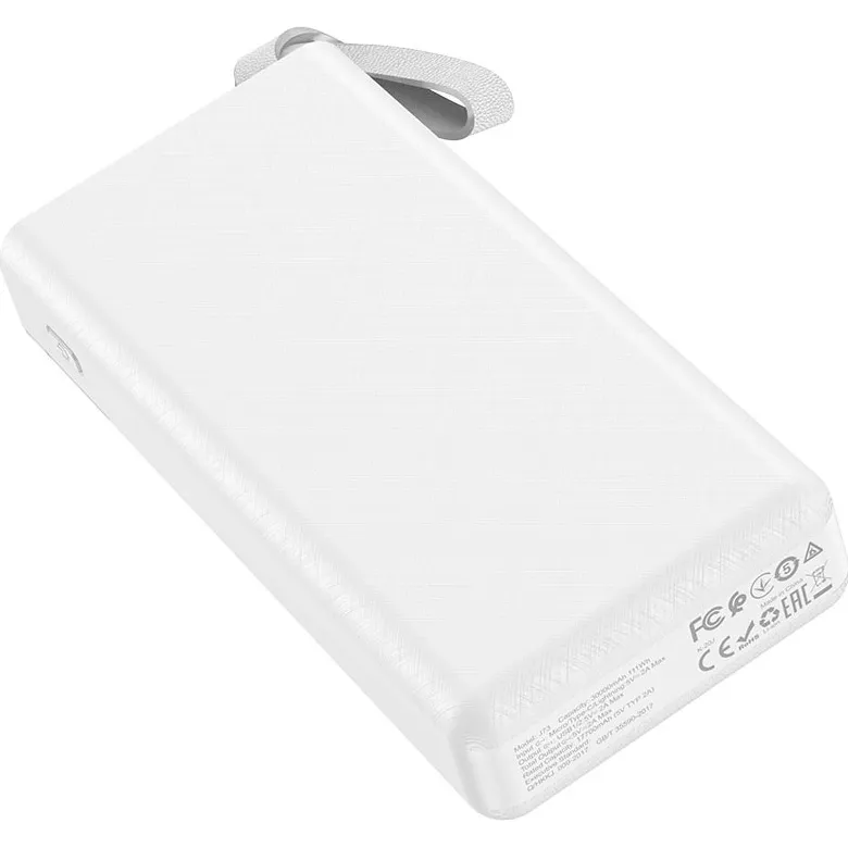 Внешний аккумулятор Hoco J73 Powerful 30000 mAh 10W White (739421) - фото 2