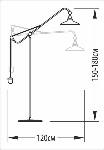 Торшер Pikart Lights Black (1506) - фото 3 Торшер Pikart Lights Black (1506) - фото 3