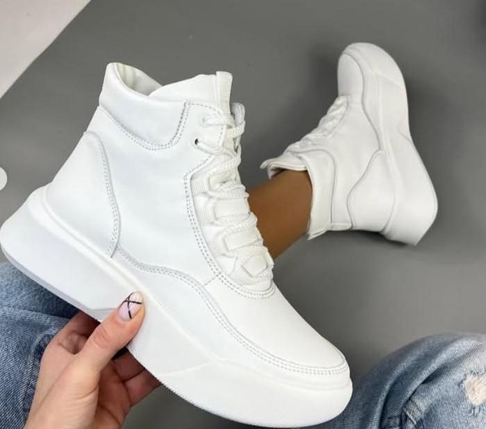 Ботинки демисезонные женские Alex Benz 01L12-7/39 р. 39 Белый