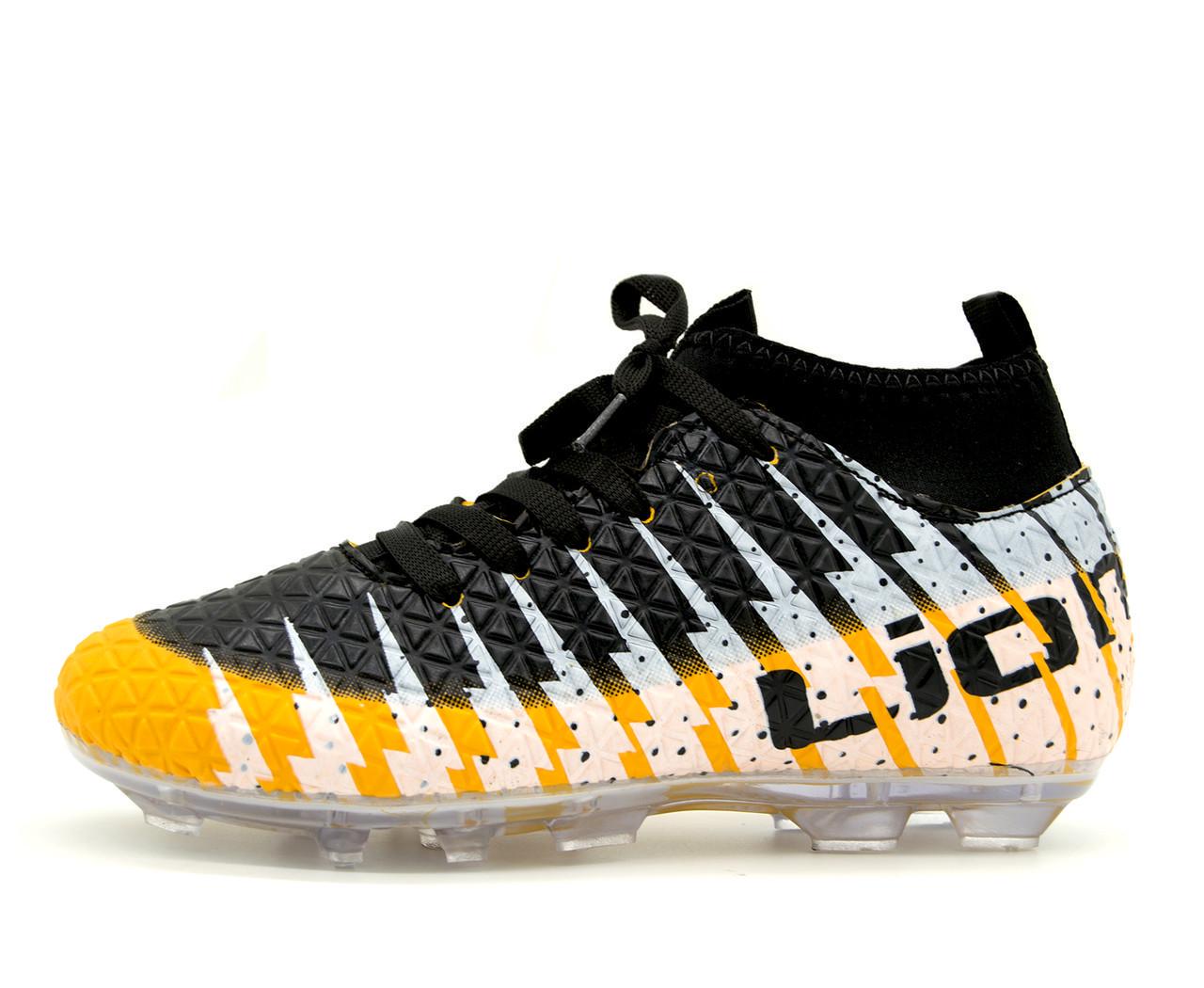 Бутсы для детей Lion KRA2154 р. 35 Черно-желтый (1959071745)