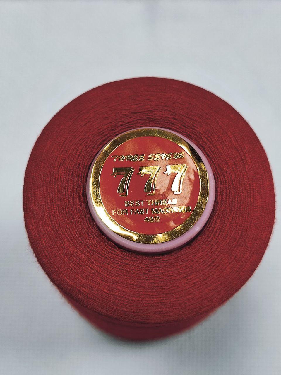 Нитки для шитья 777 №40/2 5000 ярд Красный 010 (1281182836)