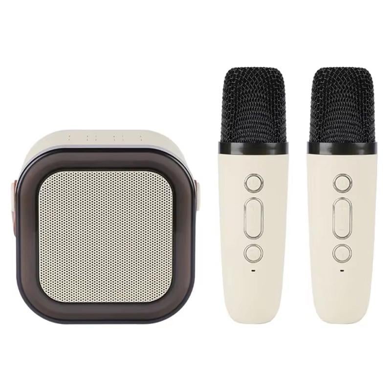 Портативная колонка Bluetooth K12 с 2 микрофонами White (00000074209_3)