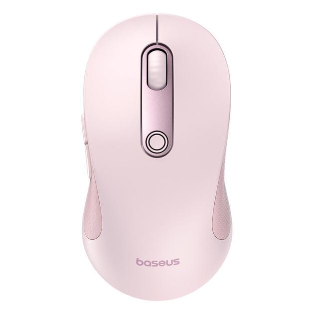 Компьютерная мышка BASEUS F02 Ergonomic Wireless Mouse Pink (B01055505411-01) - фото 1 Компьютерная мышка BASEUS F02 Ergonomic Wireless Mouse Pink (B01055505411-01) - фото 1