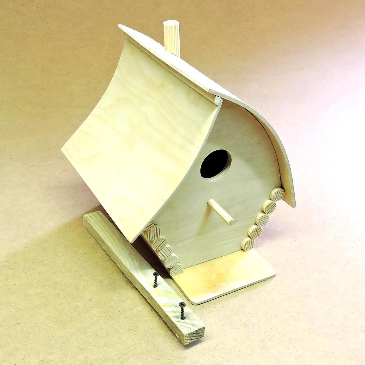 Шпаківня садова з дерева Рябинник (СКВ-001700) - фото 2