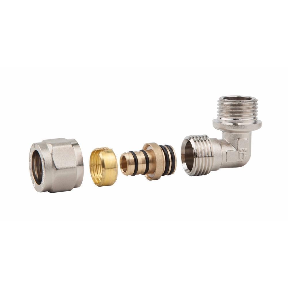 Угол разборный Thermo Alliance Forte 16х1/2"С никелированный (SF175W1615)