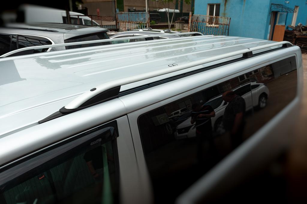 Рейлинги Skyport короткая база Erkul для Volkswagen T6 алюминий Серый