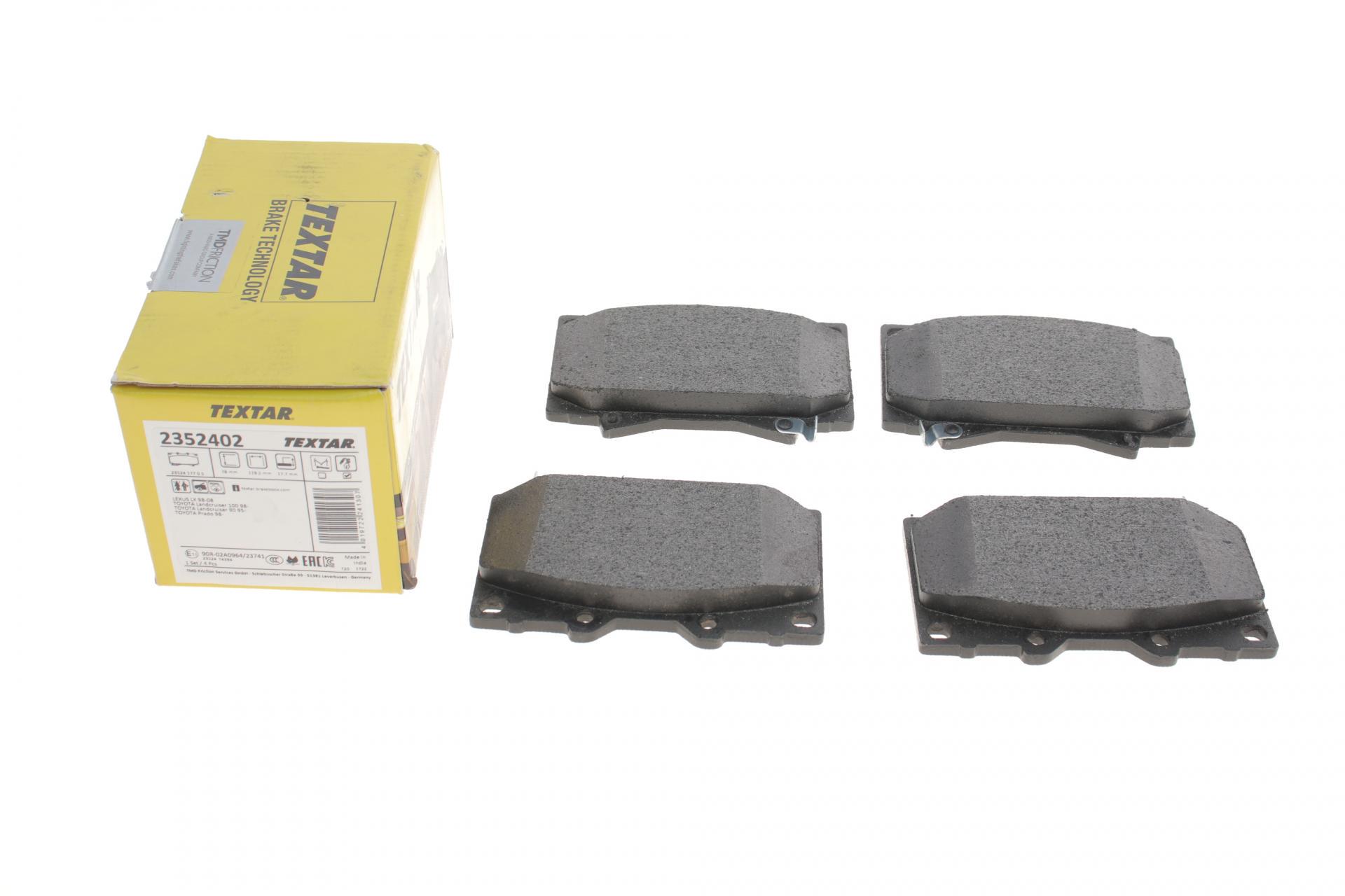 Колодки тормозные передние TEXTAR 2352402 Toyota Land Cruiser 90- Sumitomo