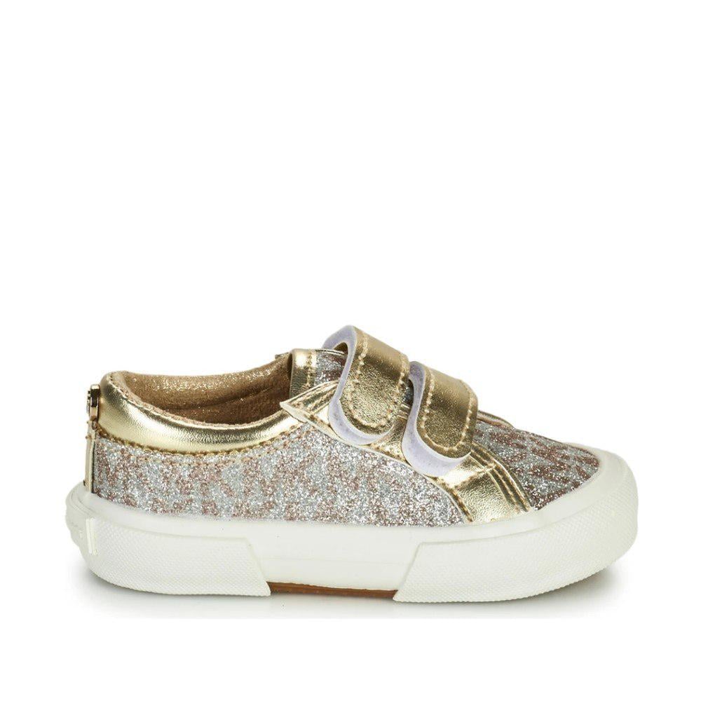 Кроссовки Michael Kors Ima Tinsel Ez-Gold Monogram Glitter 12-IMA TNS EZ-2 р. 27 (18403360)