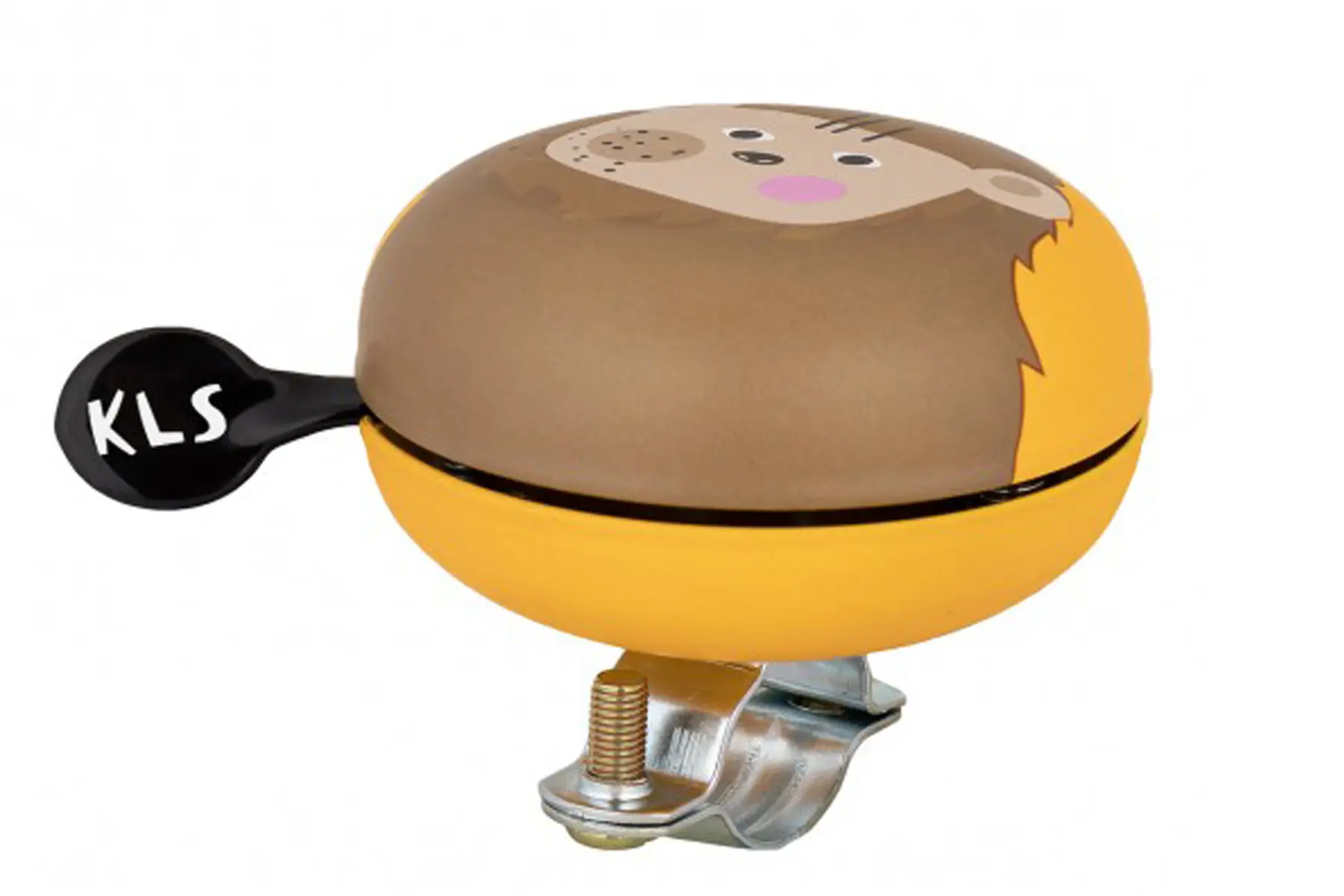Звонок детский на руль KLS Bell Kiddie Лев Желтый/Коричневый (8585053825777)