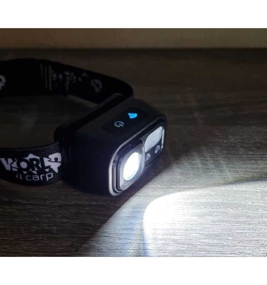 Фонарь налобный World4Carp SUPREME USB с датчиком движения - фото 3 Фонарь налобный World4Carp SUPREME USB с датчиком движения - фото 3