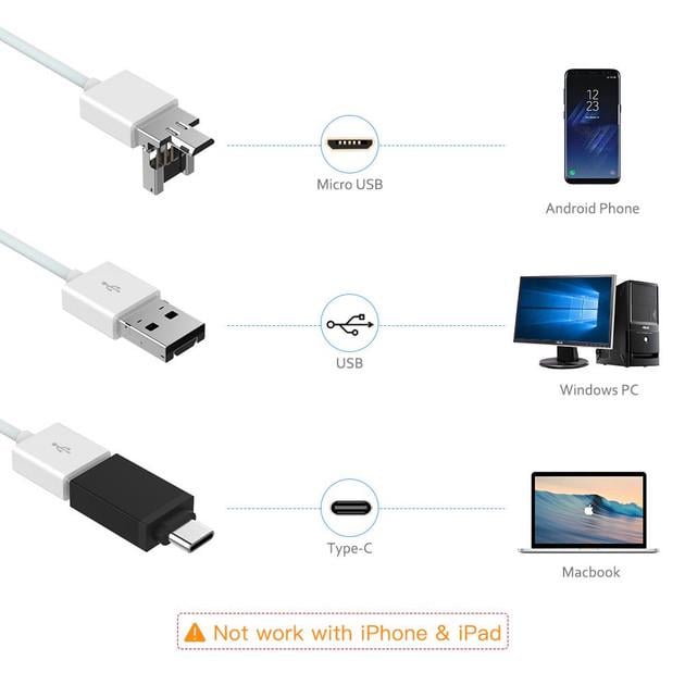 Эндоскоп Teslong NTG100 4,5 мм фокус 1-2 мм кабель 1 м - фото 5