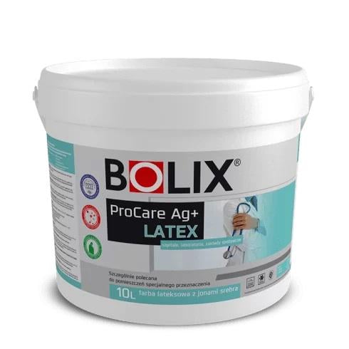 Внутренняя краска латексная с ионами серебра BOLIX PROCARE AG+ SATIN 10 л - фото 1