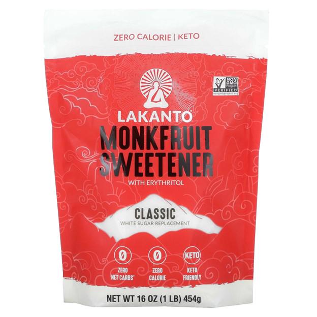 Цукрозамінник Lakanto Monkfruit Sweetener Classic 454 г (747)