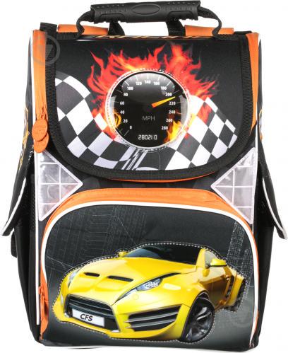 Ранец школьный каркасный Cool For School Yellow Car 34х26х13 см (CF85661)