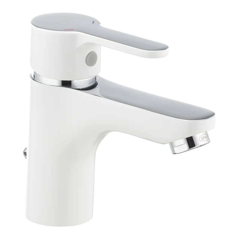 Смеситель для умывальника Ibergrif SQUARE M11022W из латуни (19232594)