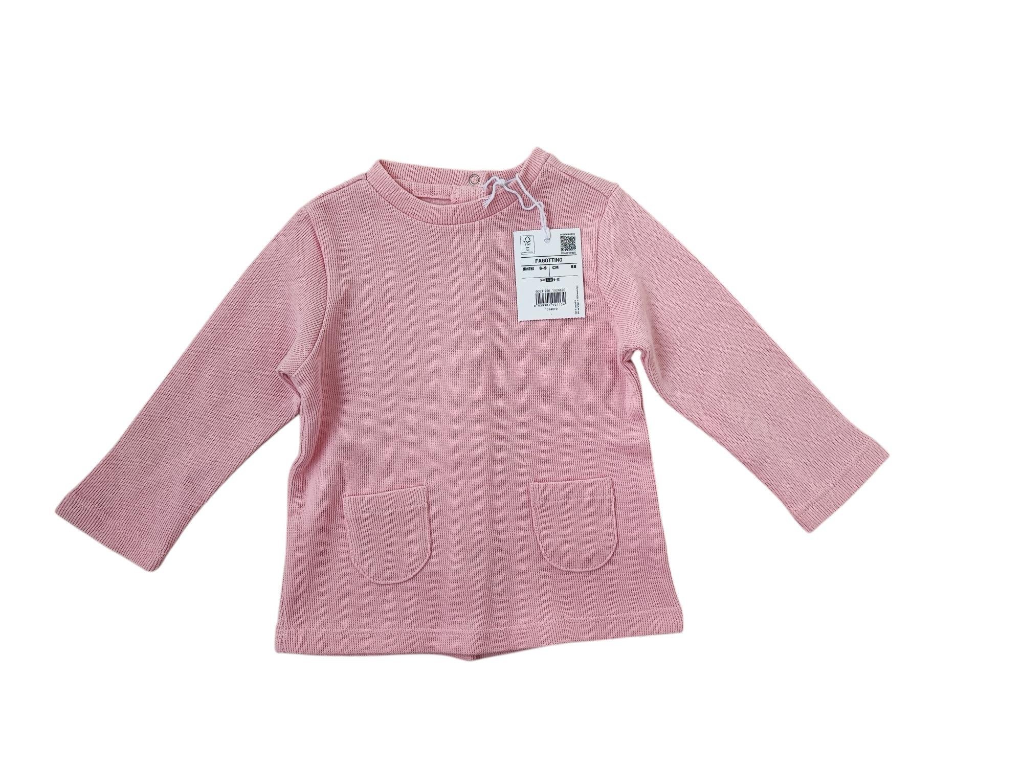 Кофтинка дитяча для дівчинки OVS 68 см Рожевий (0030)