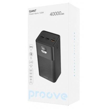 Повербанк Proove Giant 40000 mAh 100W Black (PBGI99320001) - фото 4