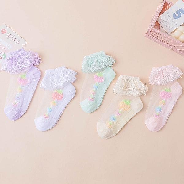 Носки для девочки L 16-18 см 6-8 лет 5 пар (L00082-2)