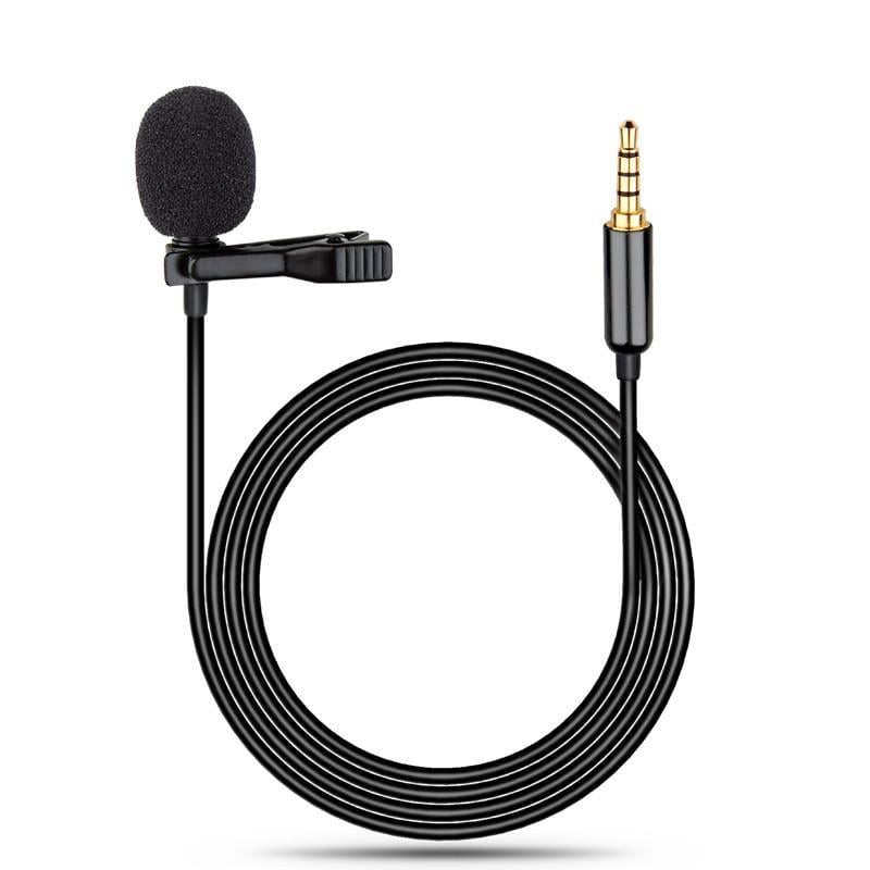 Микрофон петличный Lavalier JH-043 3,5 мм для смартфона/камеры 1,5 м Black (2742771501)