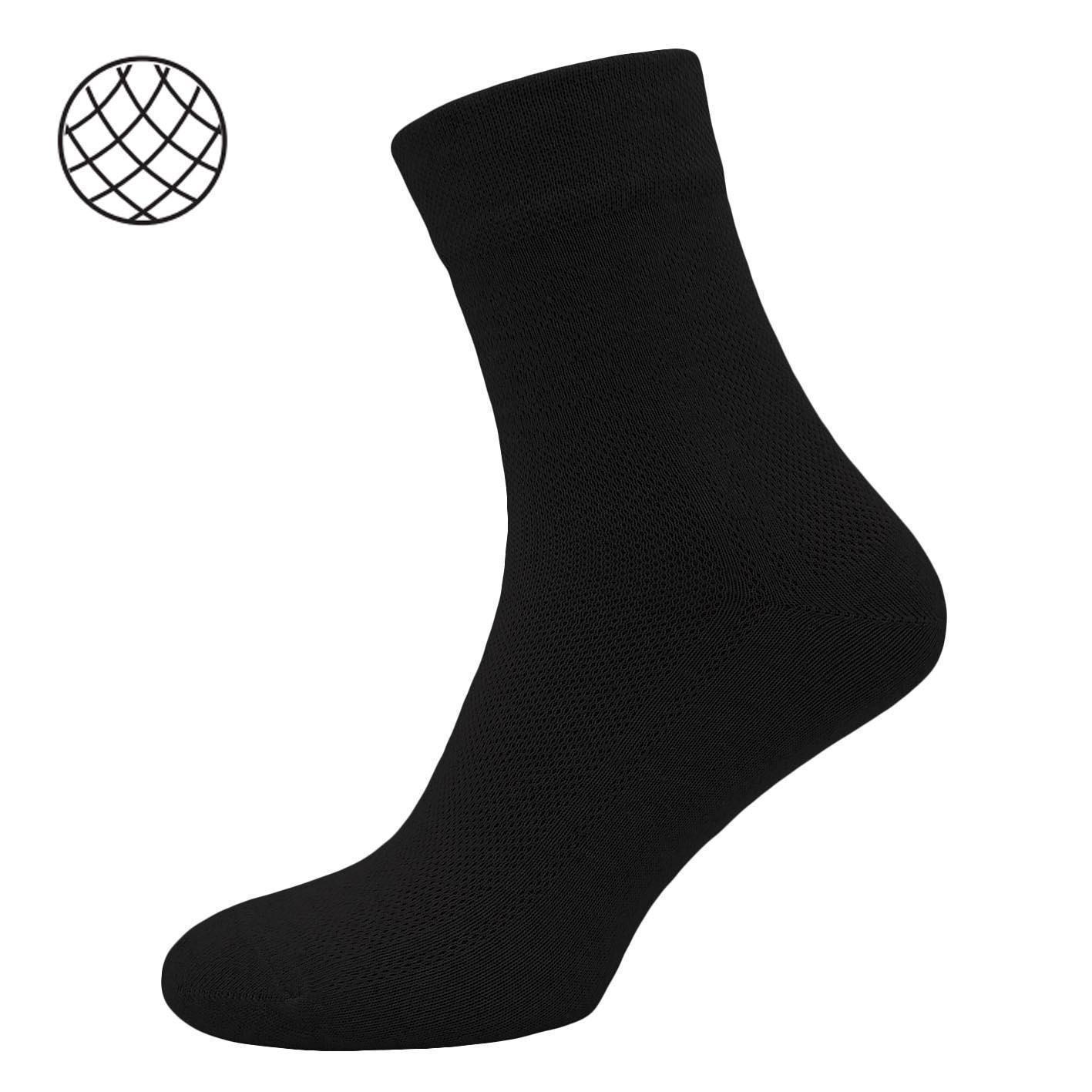 Шкарпетки чоловічі у сітку Мілес 1832 р. 25-27 Чорний - фото 2 Шкарпетки чоловічі у сітку Мілес 1832 р. 25-27 Чорний - фото 2