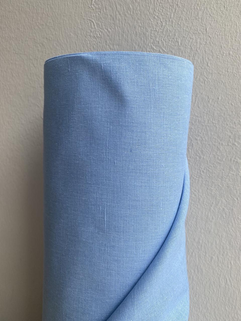 Ткань LINEN PLUS льняная 260 см 757 Голубой - фото 5 Ткань LINEN PLUS льняная 260 см 757 Голубой - фото 5