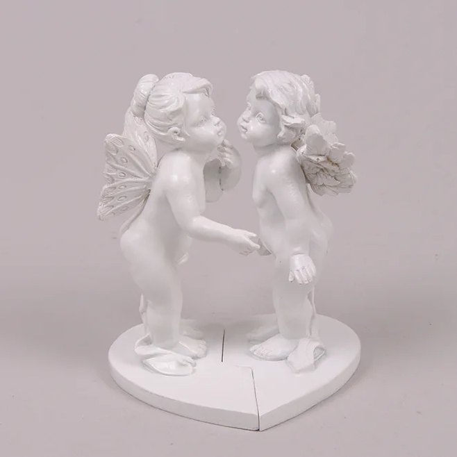 Статуэтка Flora Ангелы на сердечке (26539)