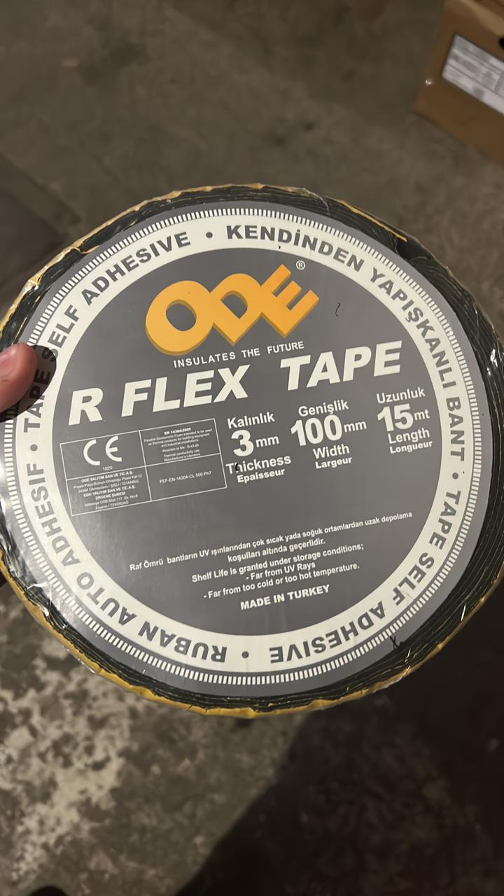 Стрічка каучукова ODE TAPE 100 мм x 3 мм x 15 м (1787079735)