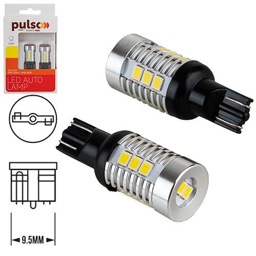 Светодиодные лампы PULSO W16 W 14SMD 2835 LED 12-24 V 6000K 1050Lm 2 шт. - фото 3