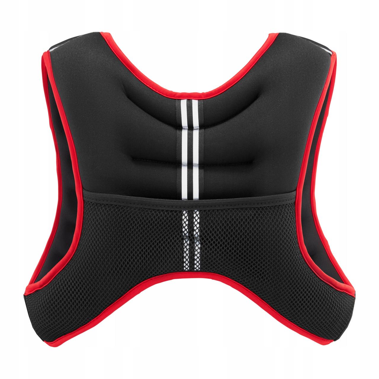 Жилет-обважнювач для тренувань 4fizjo 5 кг Black/Red (P-5905973402156) - фото 7 Жилет-обважнювач для тренувань 4fizjo 5 кг Black/Red (P-5905973402156) - фото 7