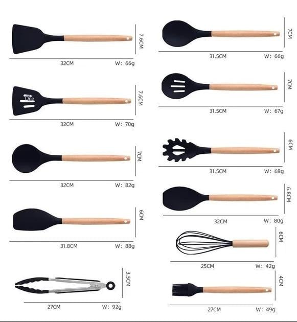 Набір кухонних ножів та приладдя на підставці з дошкою 19 предметів Чорний (NNYT19) - фото 4 Набір кухонних ножів та приладдя на підставці з дошкою 19 предметів Чорний (NNYT19) - фото 4