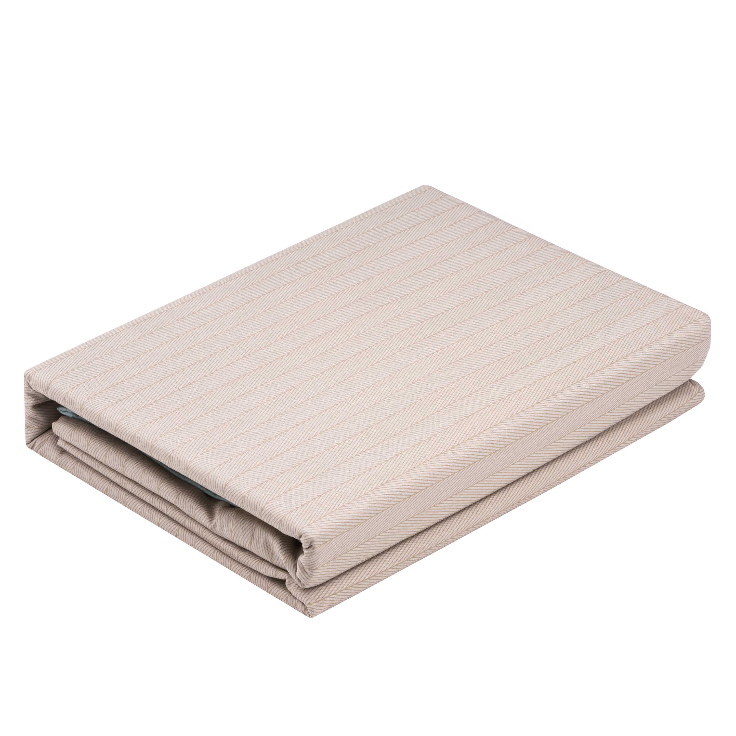 Комплект постельного белья Ardesto ART2022RB Gloria Полоски двуспальный евро хлопок Коричневый (3d1d970f) - фото 4