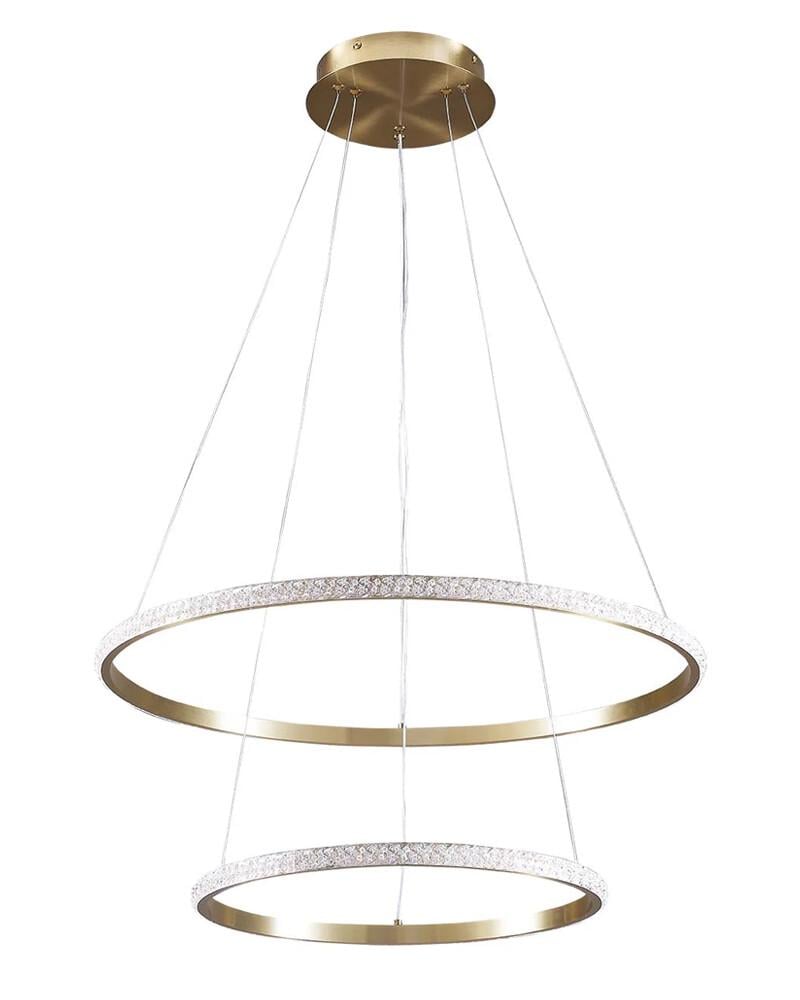 Люстра Goldlux 337863 Diana LED 2x44W 4000K 6200Lm IP20 Золотий (36235046)