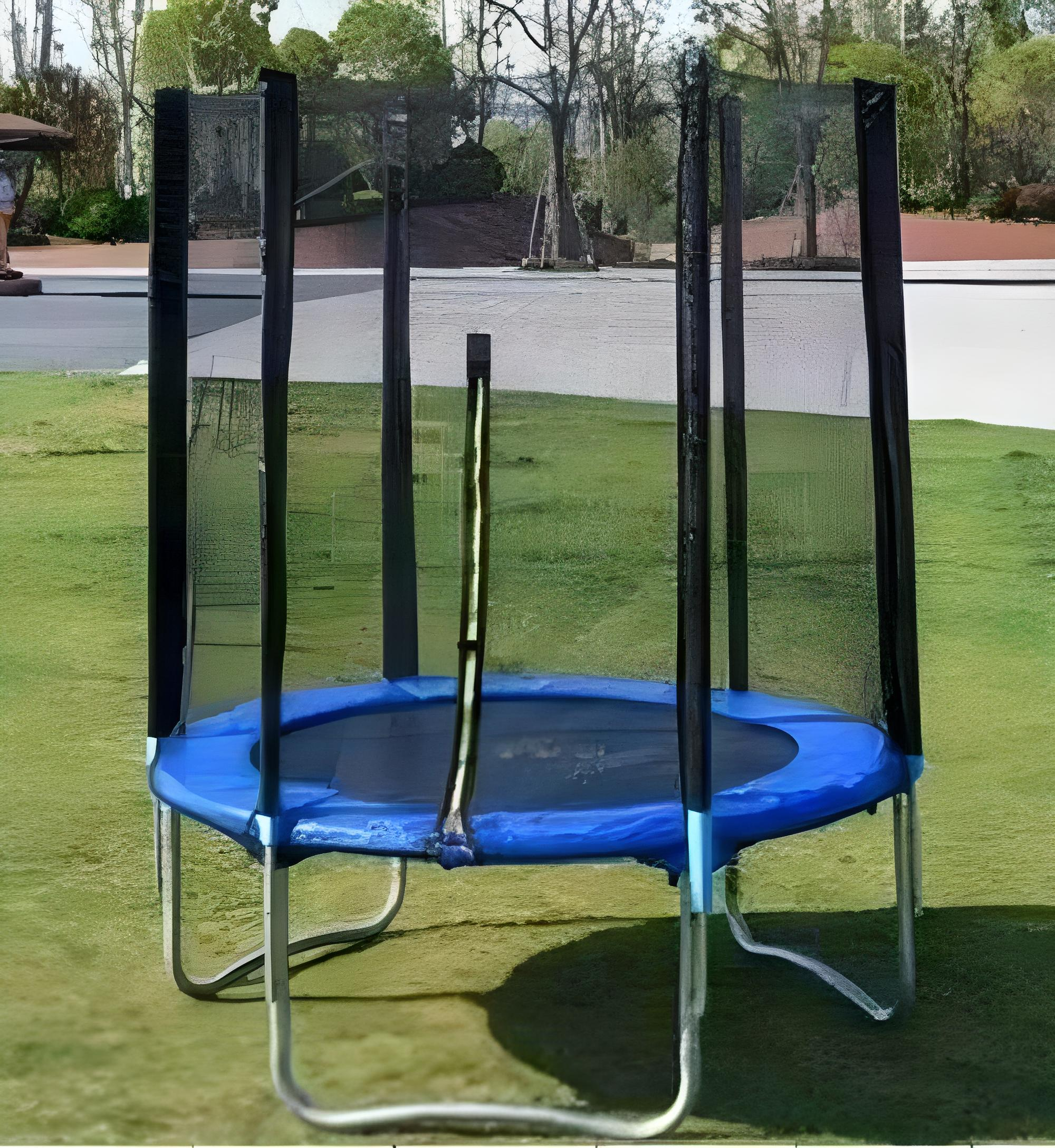 Батут детский с сеткой TK Sport B-20556 на пружинах 36 шт D 183 см (11638746) Батут детский с сеткой TK Sport B-20556 на пружинах 36 шт D 183 см (11638746)