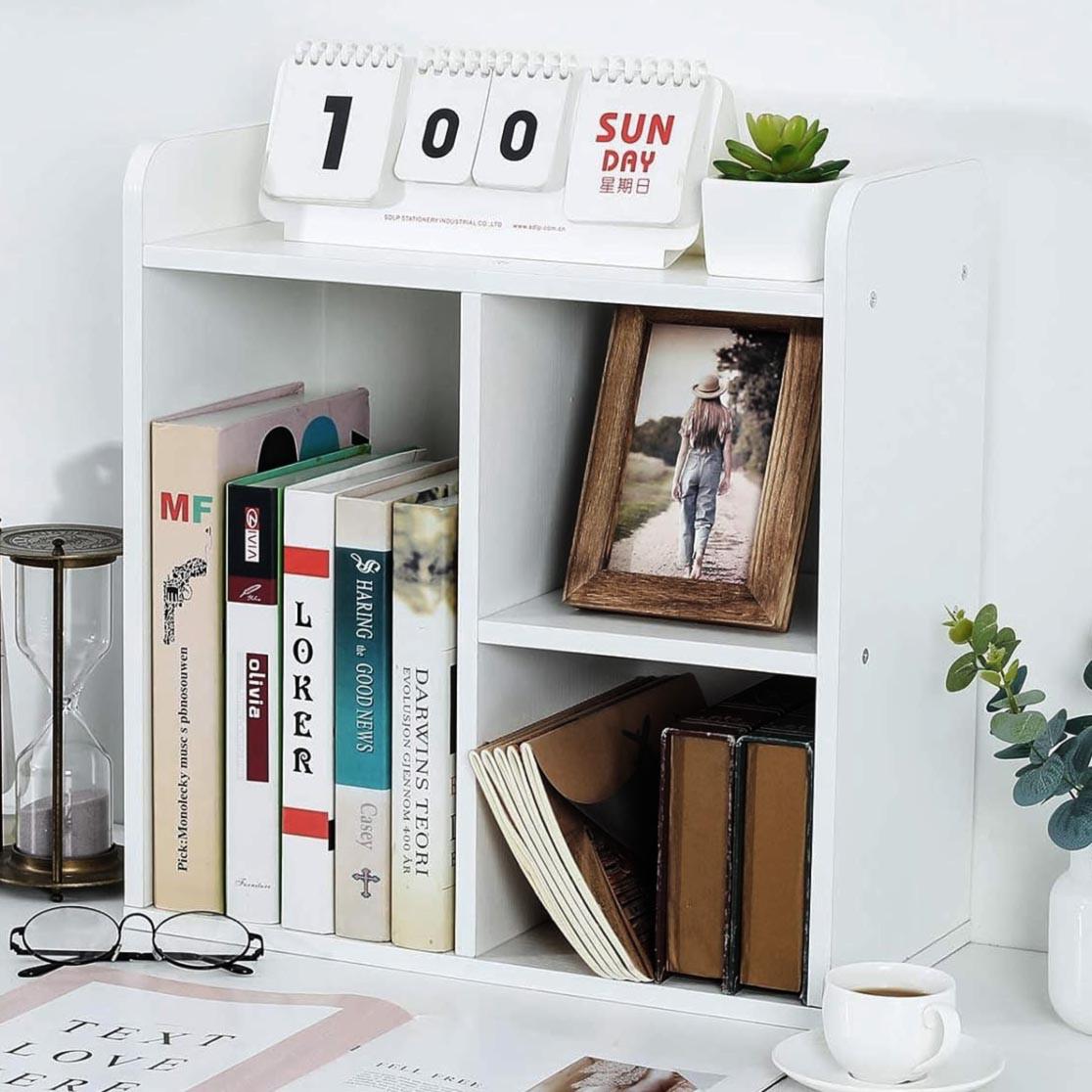 Полка книжная настольная из дерева Бокери Зефир (КПА-018920)