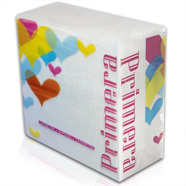 Салфетки бумажные PRIMERA 1 Слой 400 шт. Белый - фото 2