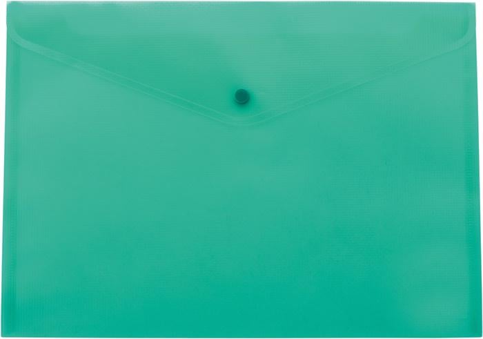 Папка-конверт Buromax на кнопке A5 полипропилен Темно-зеленый (BM.3936-15)