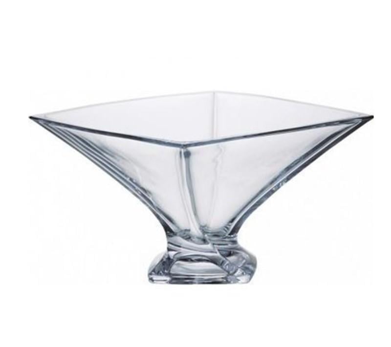 Фруктовница Bohemia Quadro богемське скло 325 мм (3901ae18)