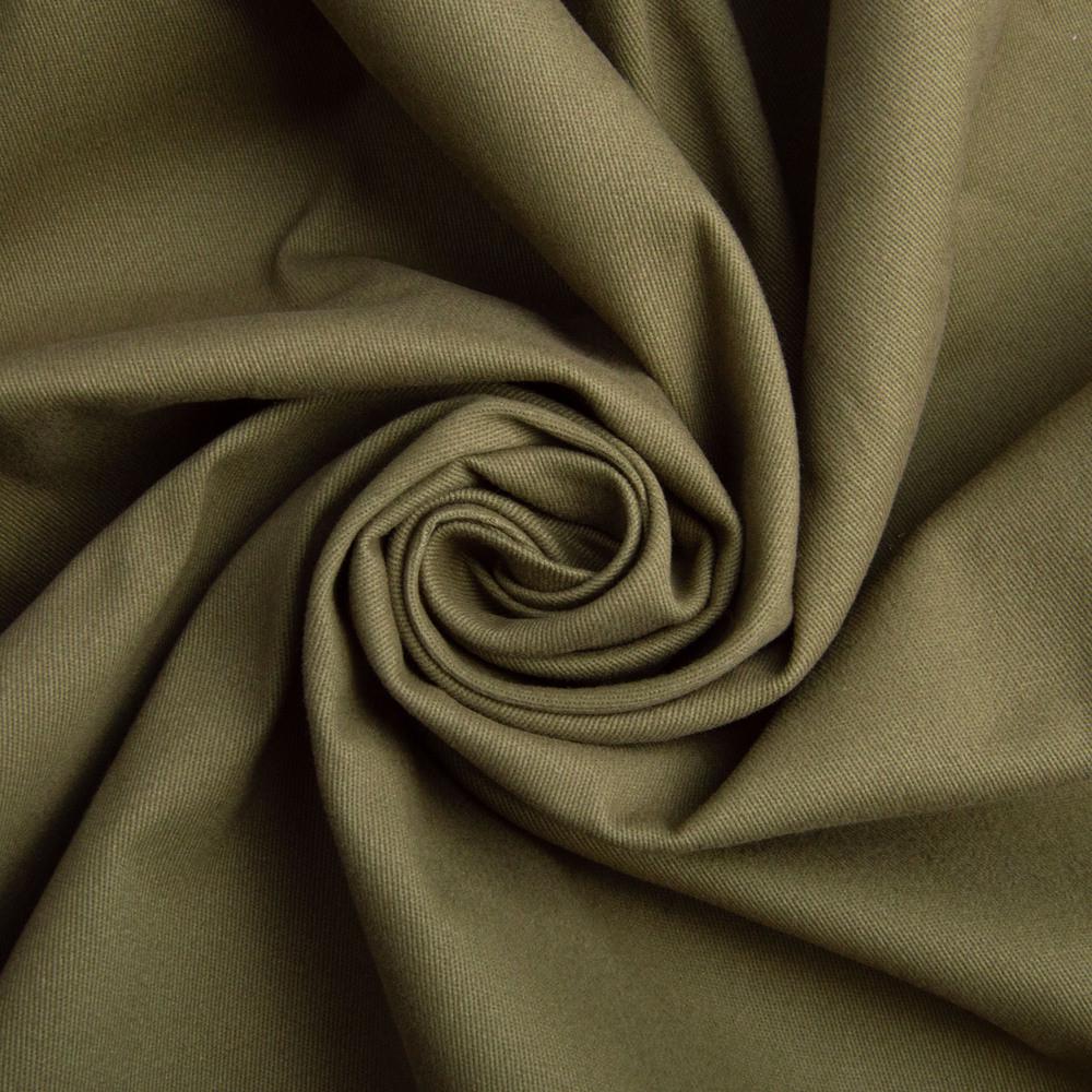 Тканина костюмна котон V- 1373 Хакі (2354127874)