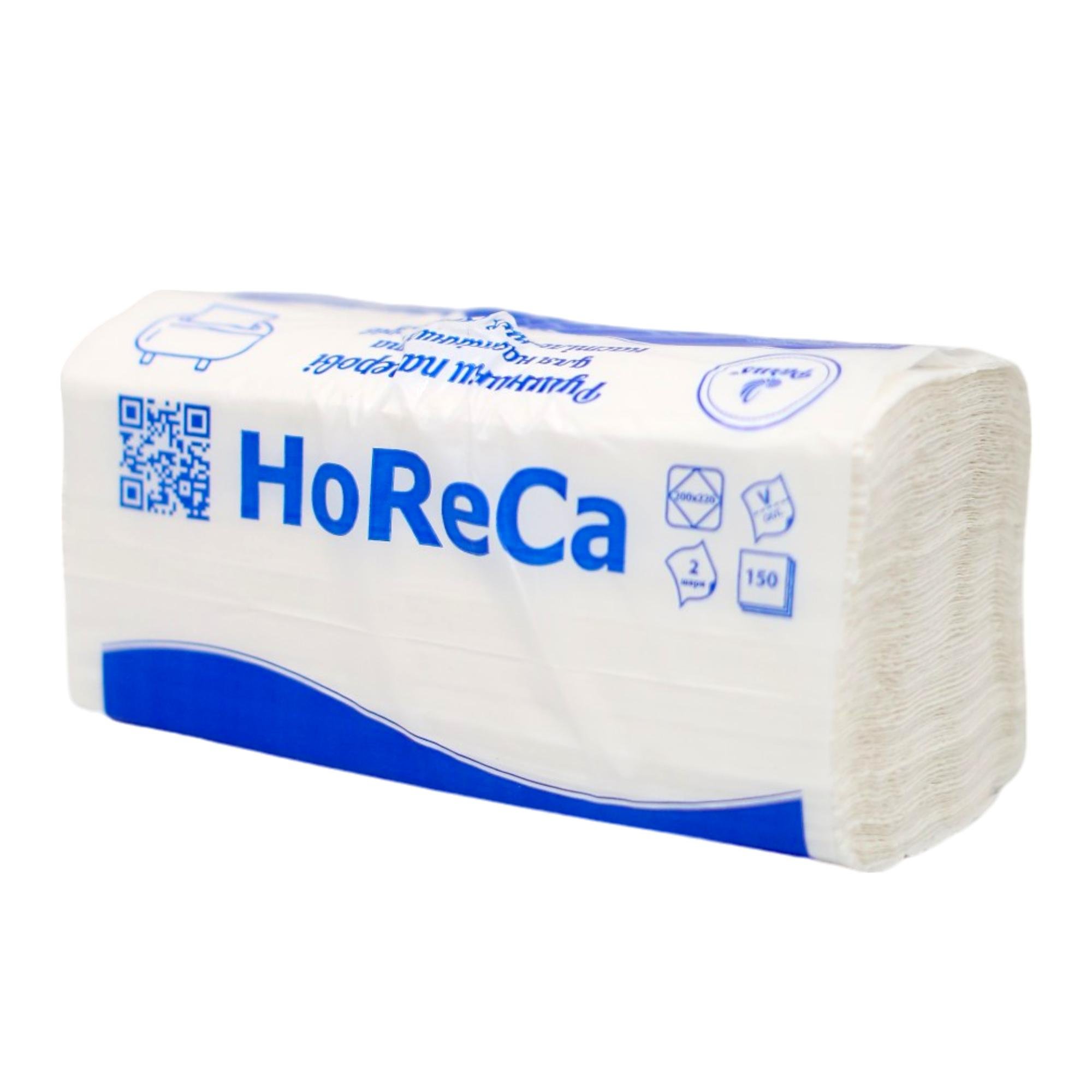 Полотенца бумажные Parus п/пленка 2 слой 22x20 см 150 шт. Белый (НФ-00007430)