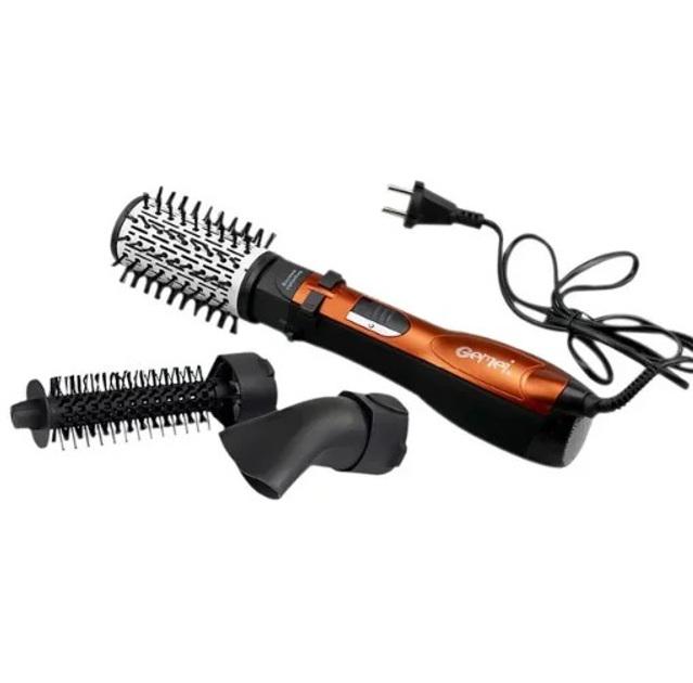 Фен-стайлер Gemei GM-4858 1000 Вт Black/Gold (28412416) - фото 2 Фен-стайлер Gemei GM-4858 1000 Вт Black/Gold (28412416) - фото 2