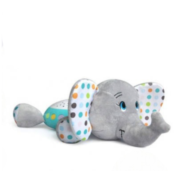 Ночник HB 0001A Слон 31 см плюш музыкальная колыбельная (OY1616)