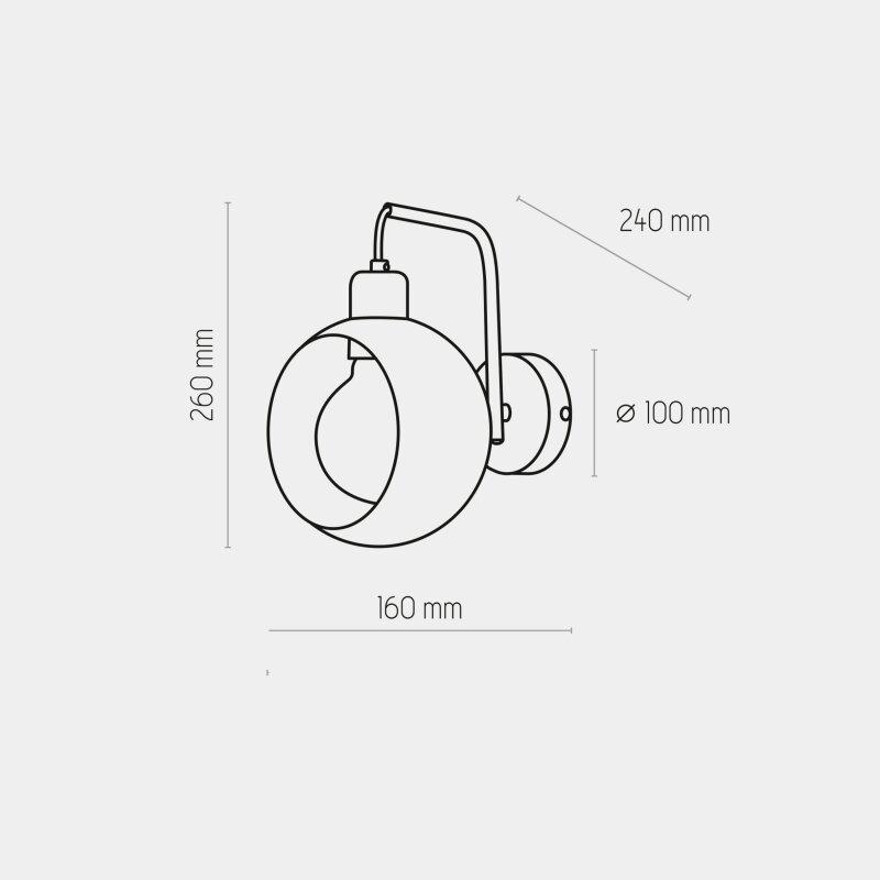 Бра TK Lighting 2750 Cyklop Black (ТК_2750) - фото 2 Бра TK Lighting 2750 Cyklop Black (ТК_2750) - фото 2