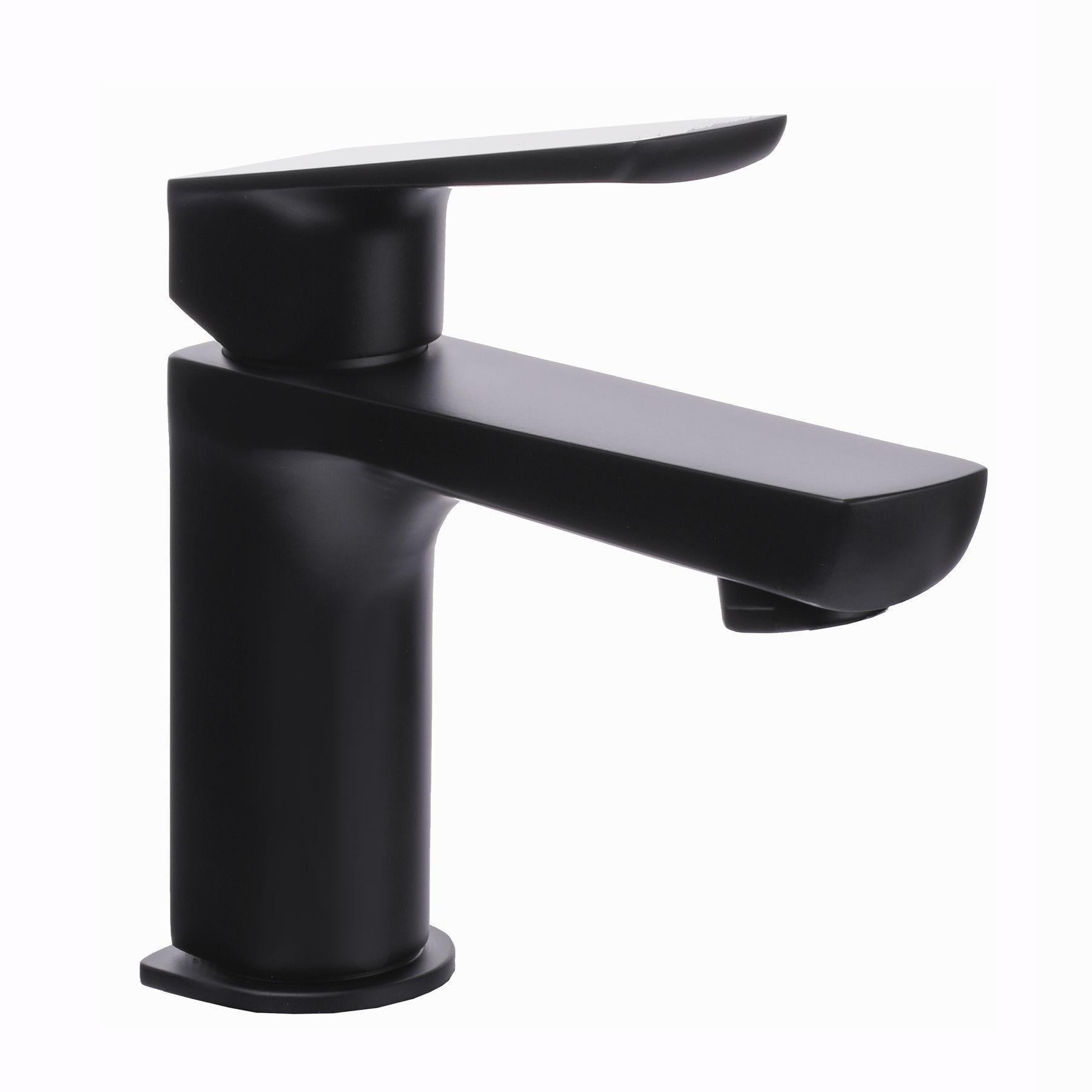 Смеситель для умывальника TOPAZ Черный матовый (19545)