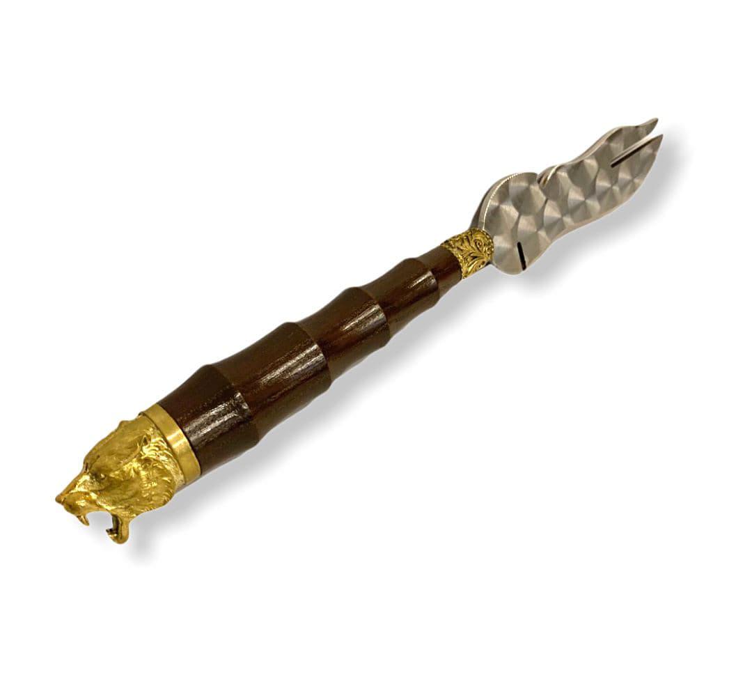 Набір шампурів Колчан Саблезубий Тигр Gorillas BBQ в шкіряному чохлі - фото 3 Набір шампурів Колчан Саблезубий Тигр Gorillas BBQ в шкіряному чохлі - фото 3